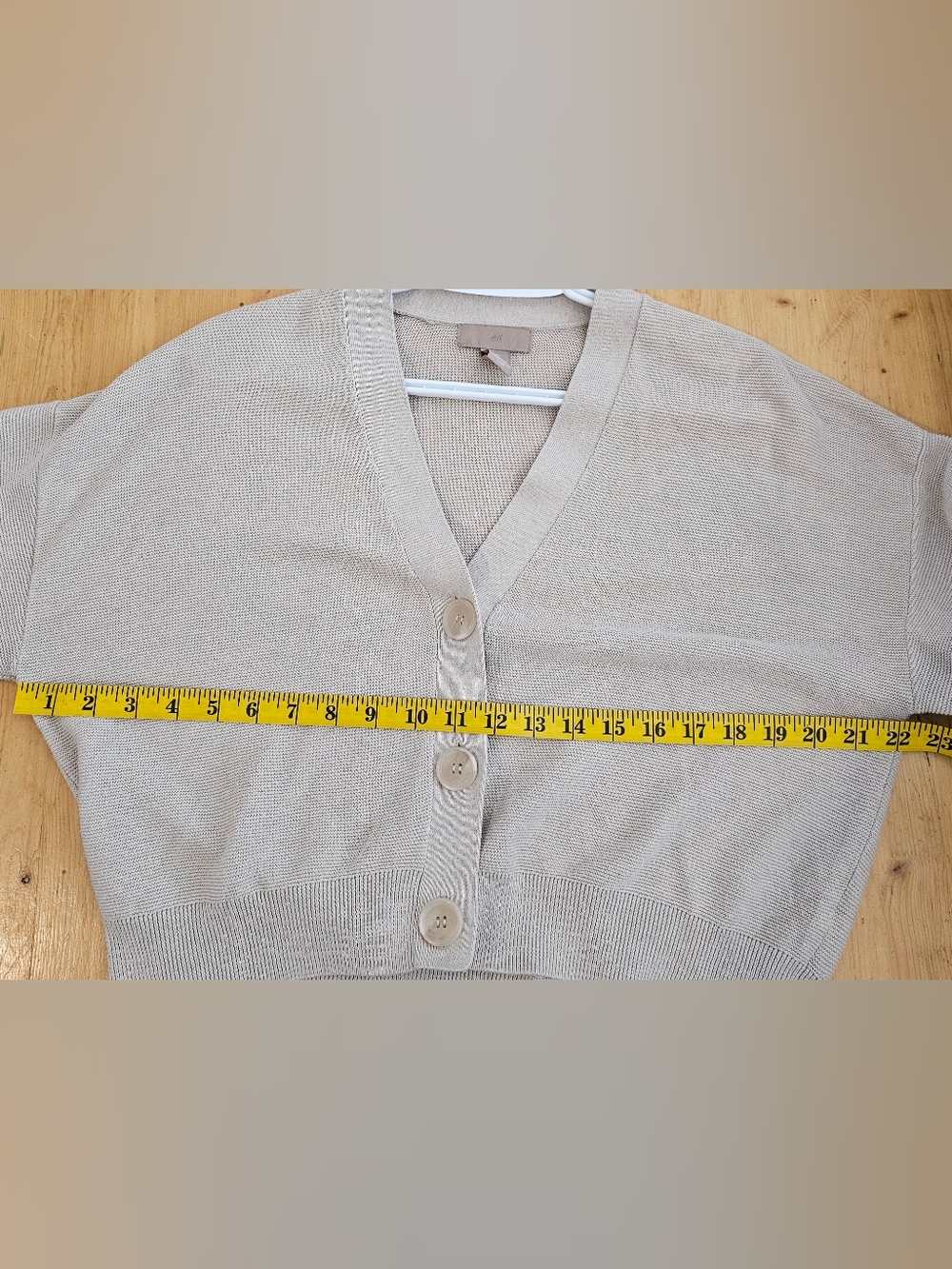 H&M Rib-knit Cardigan Cropped - Small - Picture 9 of 9